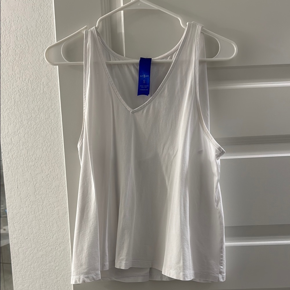 White Sleeveless Top